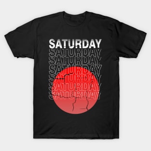 Saturday Retro Funny T-Shirt